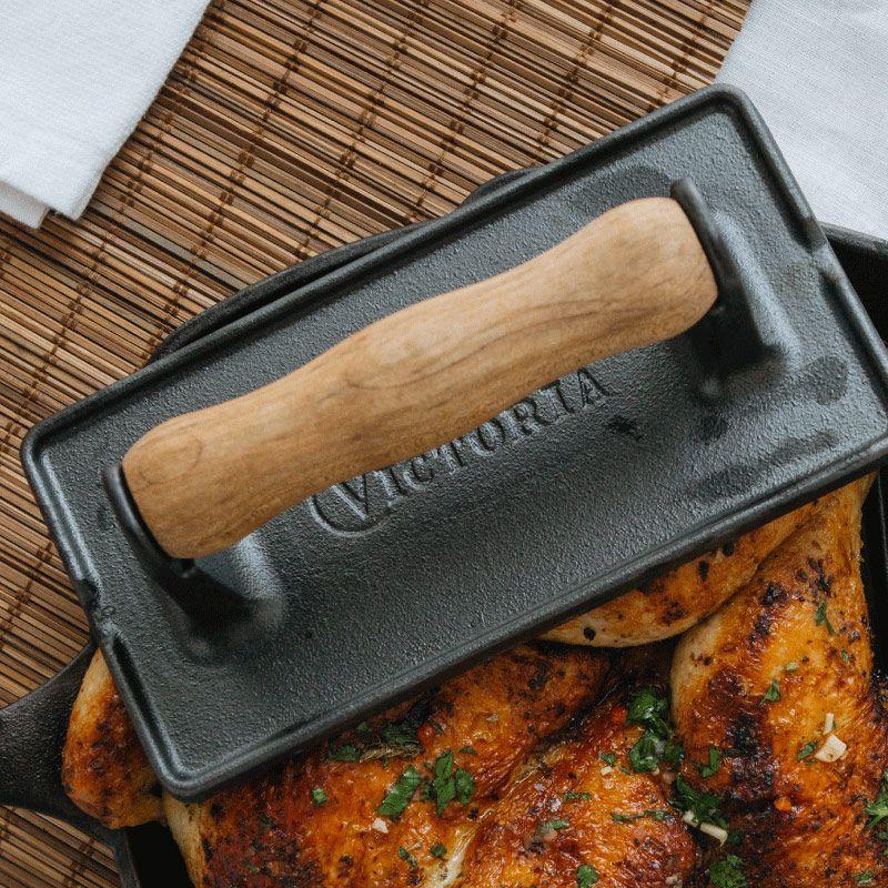 Prensa para Carne de Hierro Fundido 10.9 x 21 cm-5