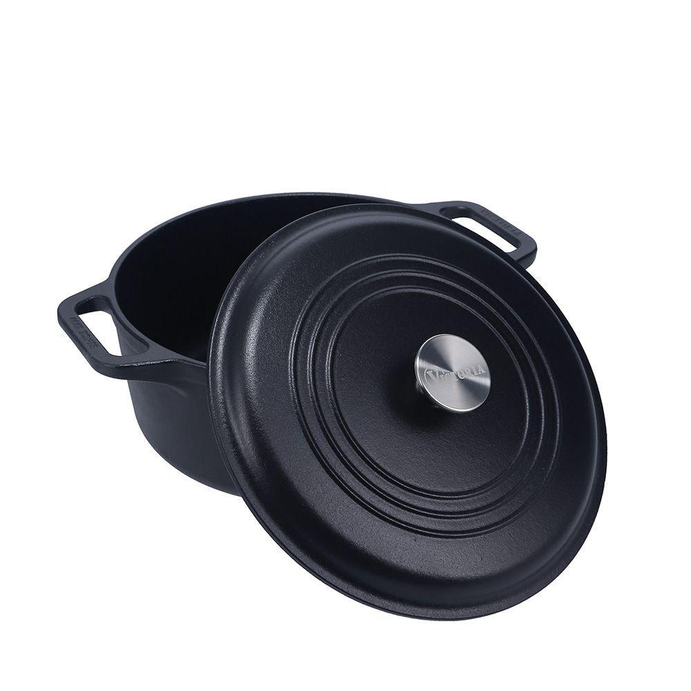 Horno Holandés Hierro Fundido Precurada 5.7 Lts-4
