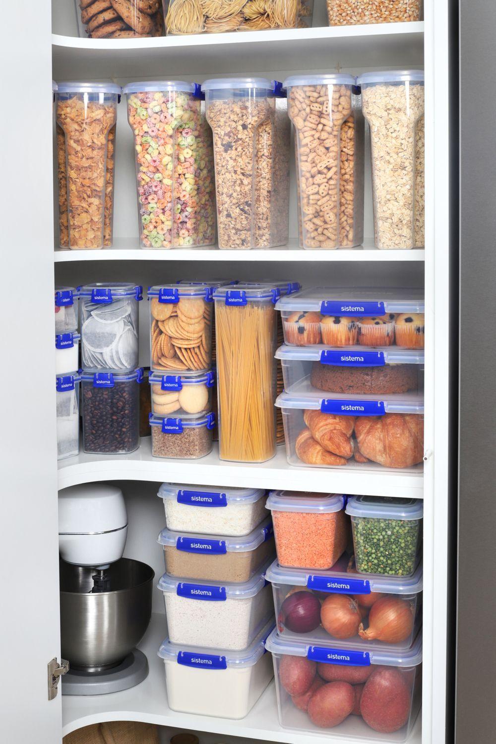 Contenedor para cereales Klip It Plus 4.2 lt. Sistema-3