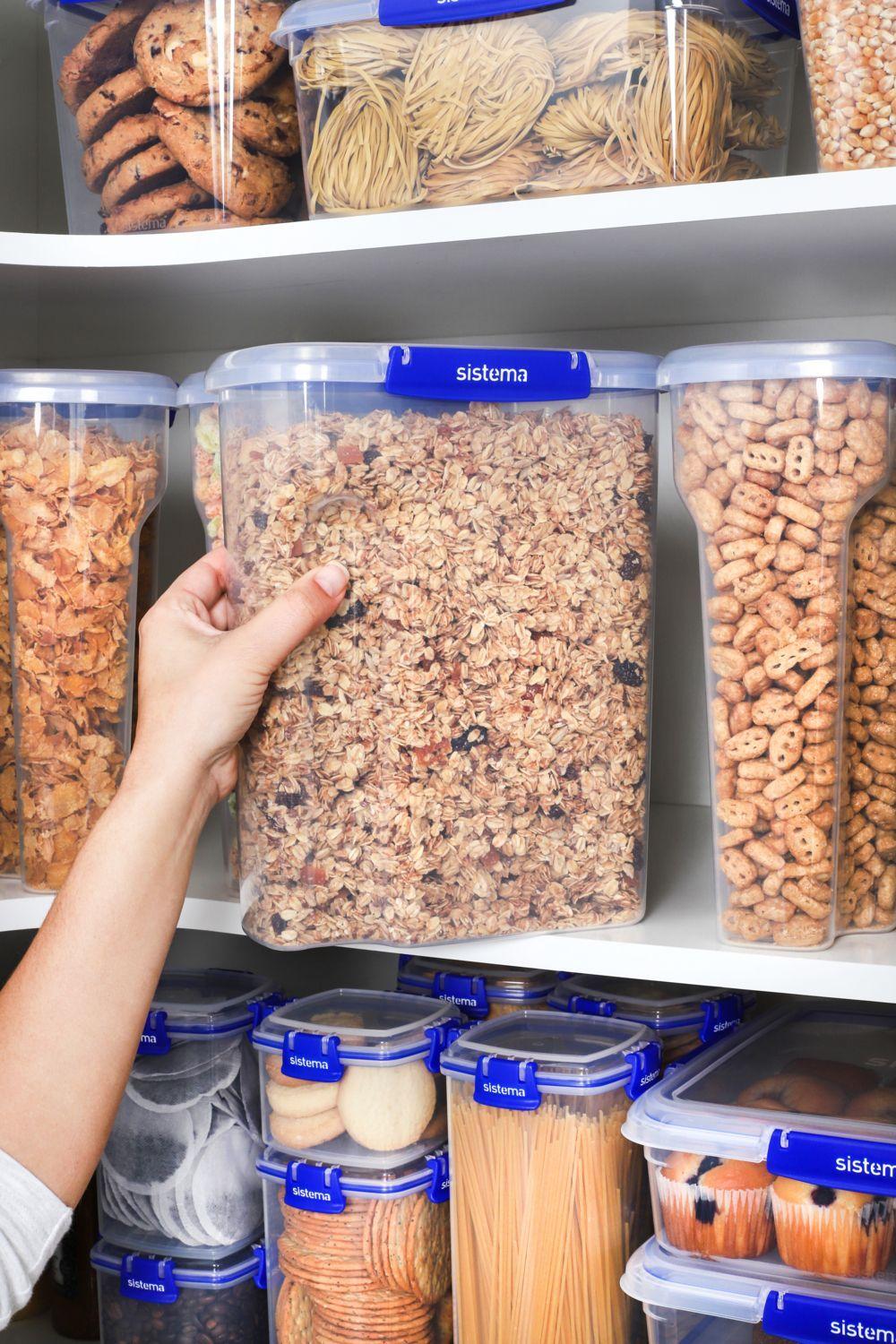 Contenedor para cereales Klip It Plus 4.2 lt. Sistema-4