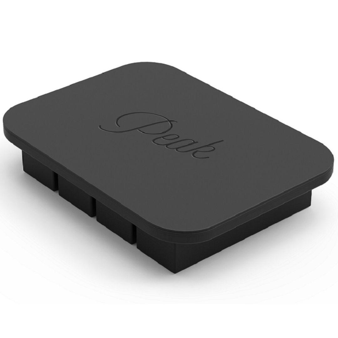 Cubetera para 4 Hielos con Tapa Negro Peak "Collins Ice Tray"-1