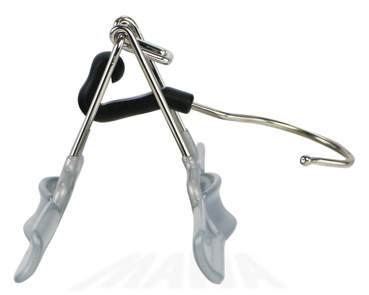 Set de 5 Colgadores Para Pantalones y Faldas Mat 26 Silver.-2