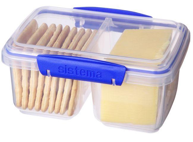 Contenedor 850 ml cuadrado doble.-0