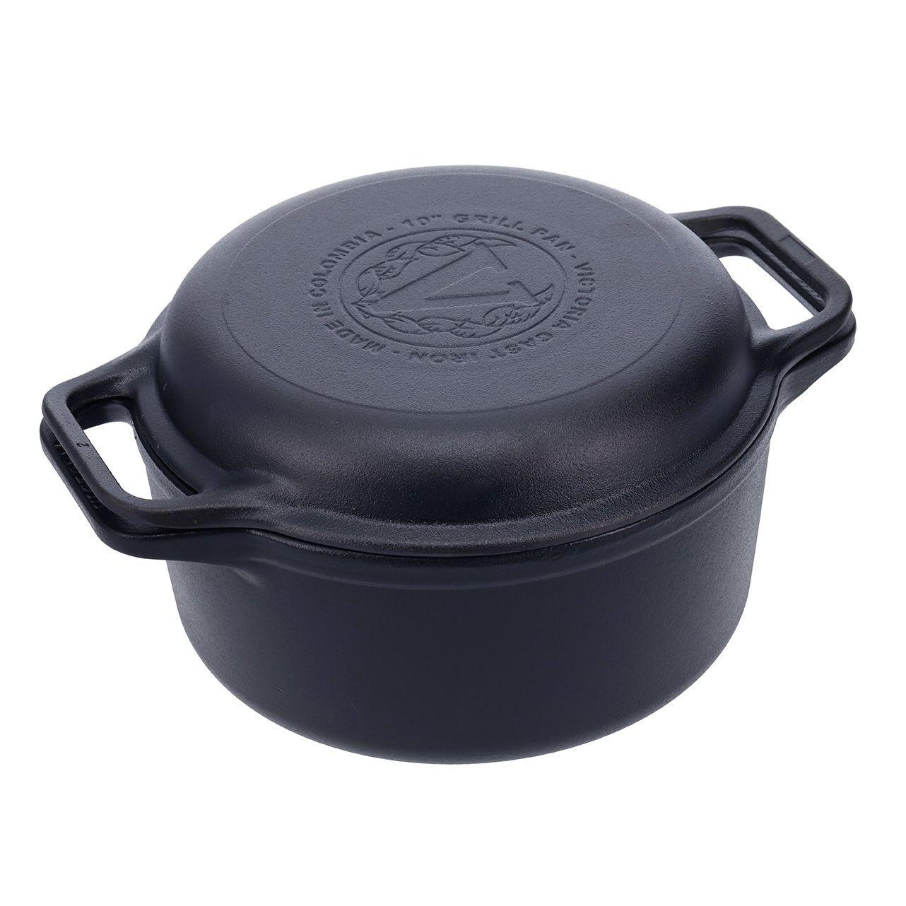 Combo Cooker de Hierro Fundido Precurado 5.7 L-5
