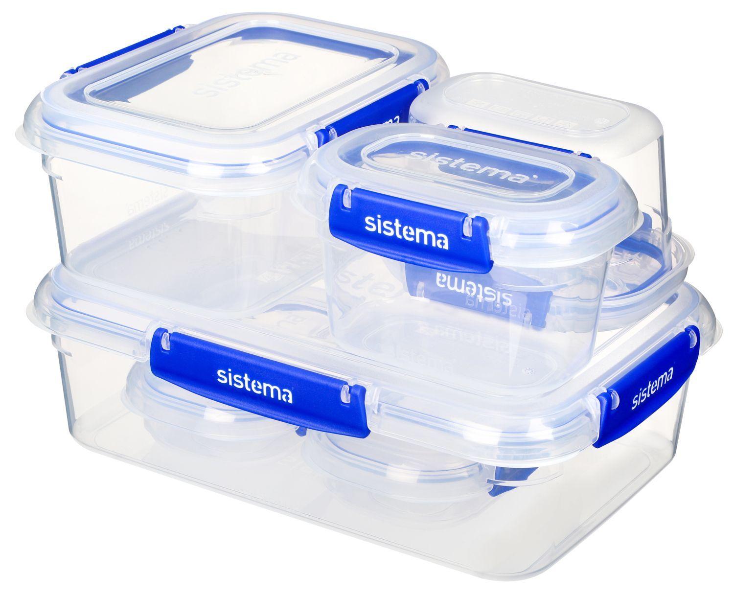  Set de 6 contenedores Klip It Plus Sistema.-1