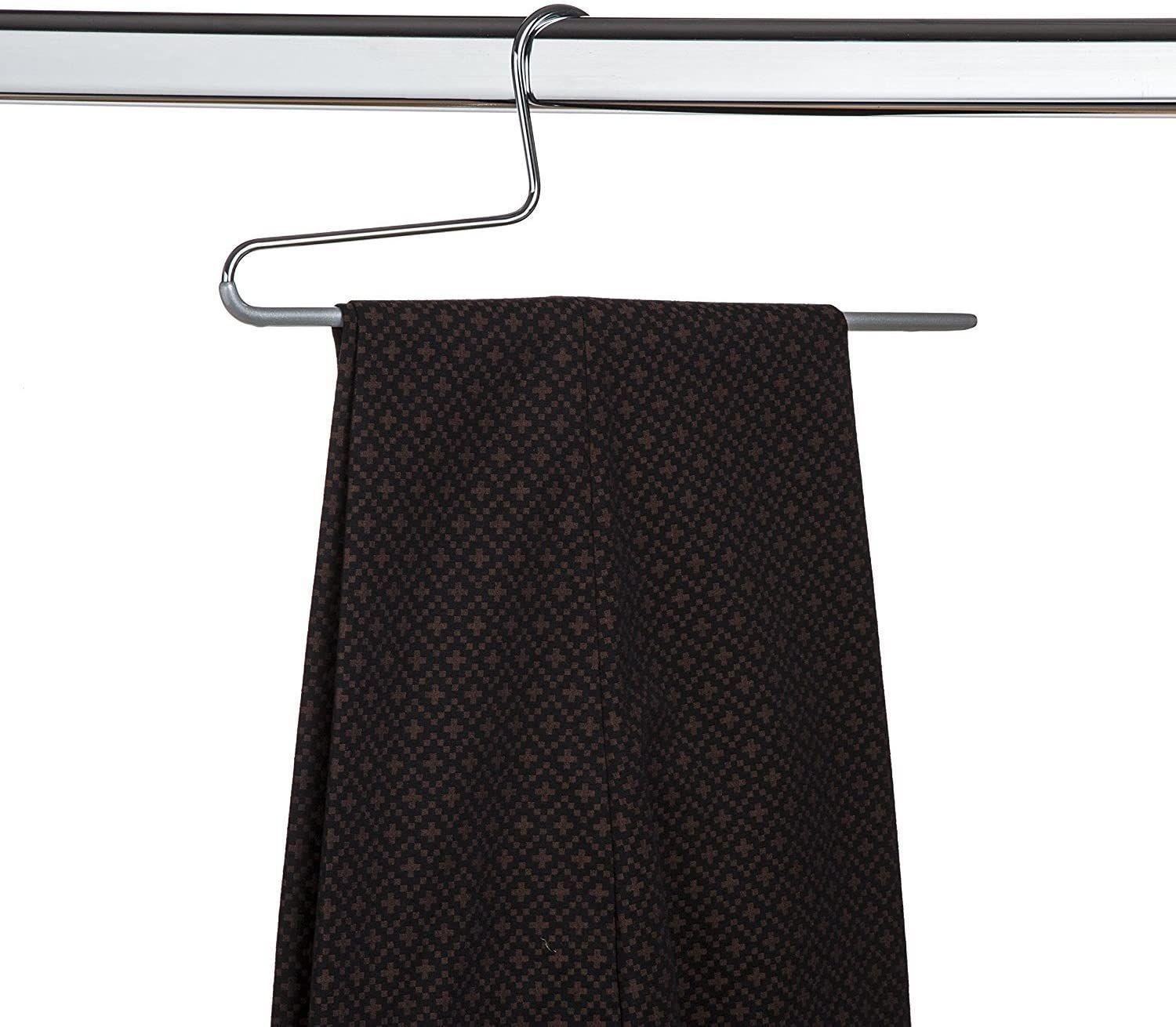 Set de 10 Colgadores Para Pantalones KHC 35, Silver.-3