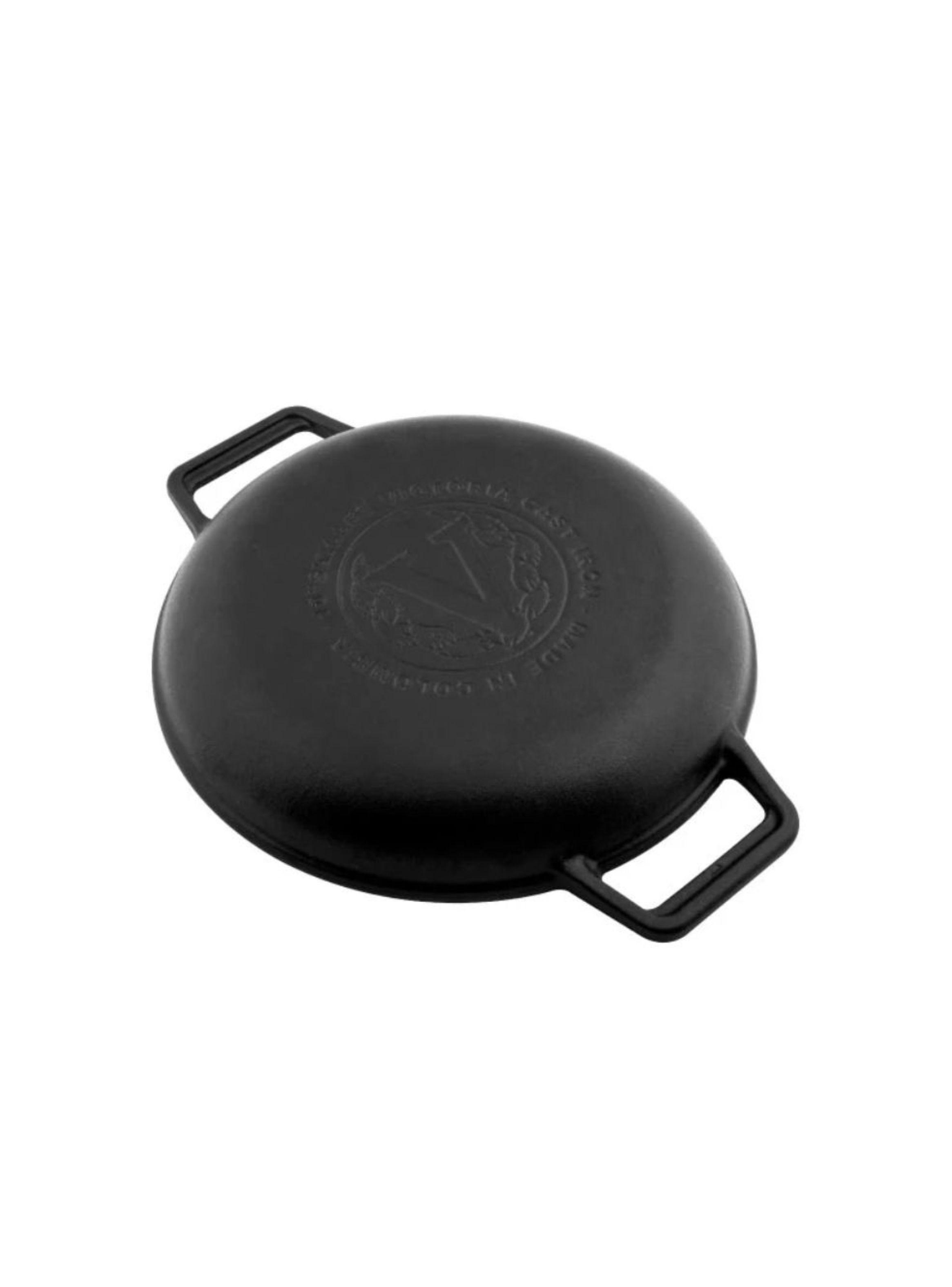 Sartén Victoria Redondo Grill 25 cm Hierro Fundido Precurado-5