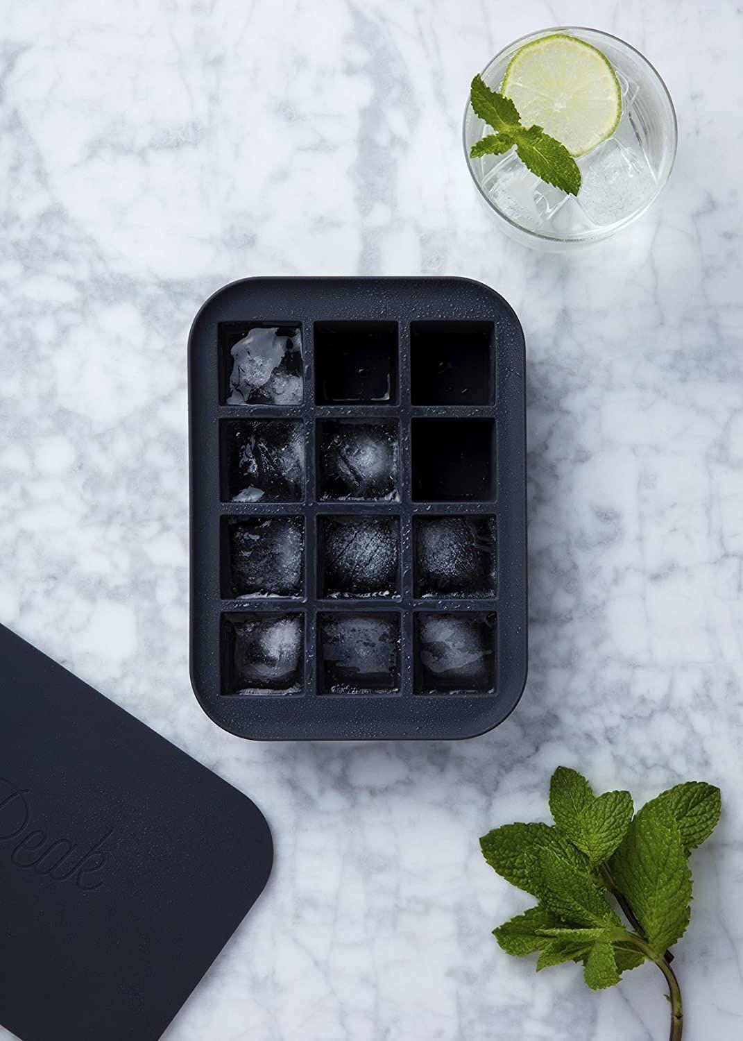 Cubetera de Silicona Con Tapa color Carbon, Eevery Day Ice-2
