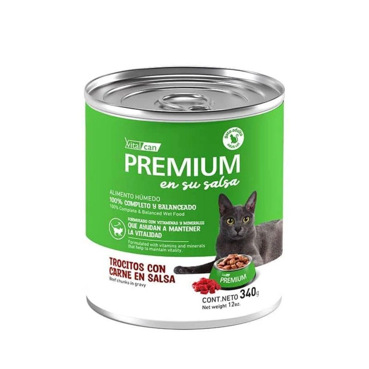 Pack 6 Latas Comida Húmeda Gato Adulto Sardina En Salsa 340g-1