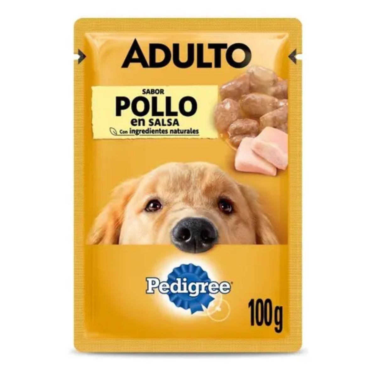 Pack de 12 Unidades de Alimento Húmedo Sabor Pollo 100g c u-1