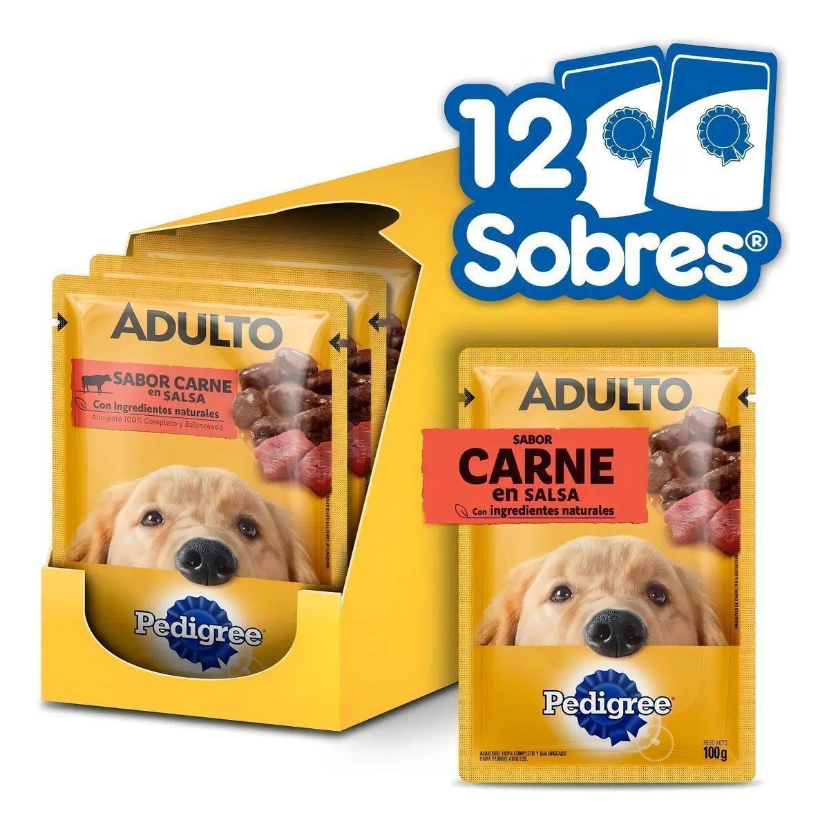 Alimento Húmedo Perro Adulto Sabor Carne Pack 12 x 100g-0