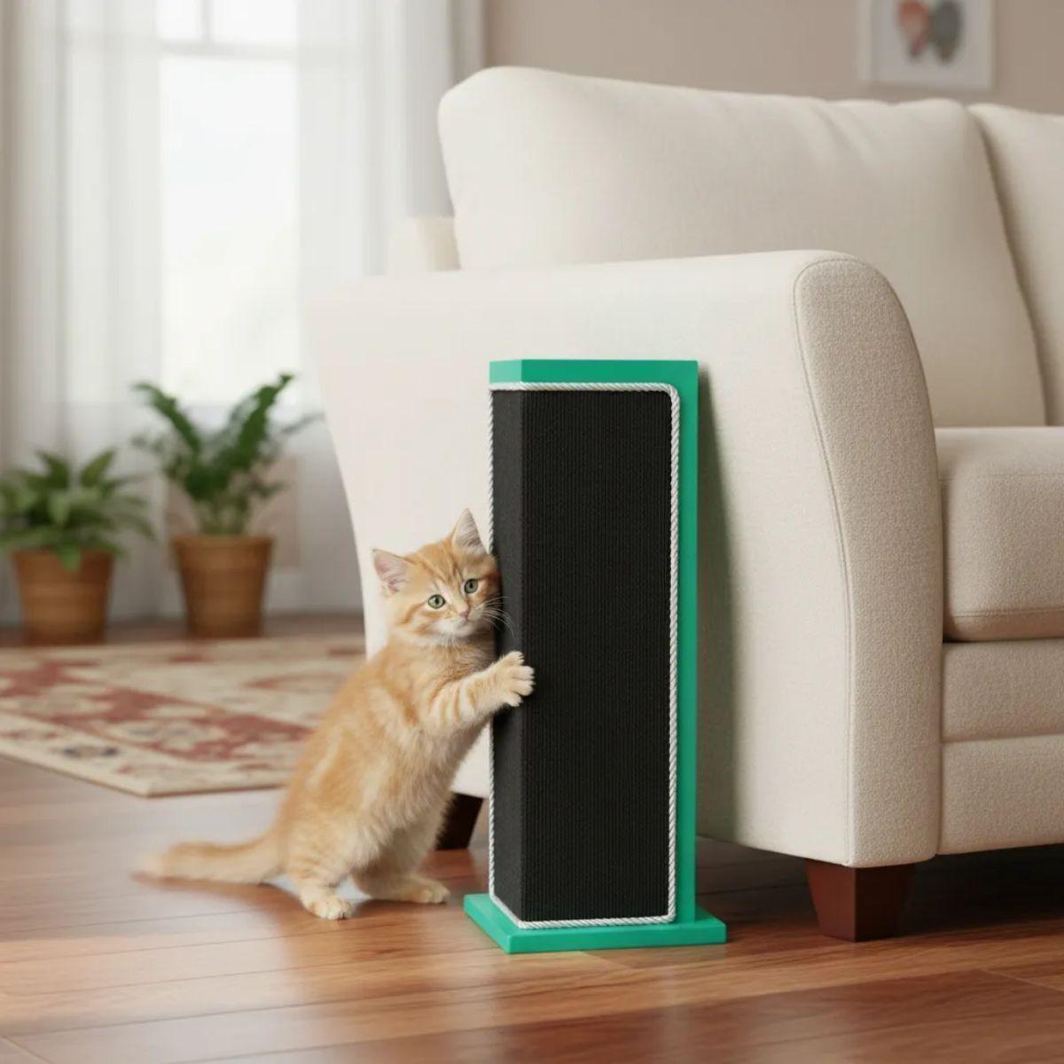 Rascador Para Gatos Protege Esquina De Sillón Muebles Cama-2