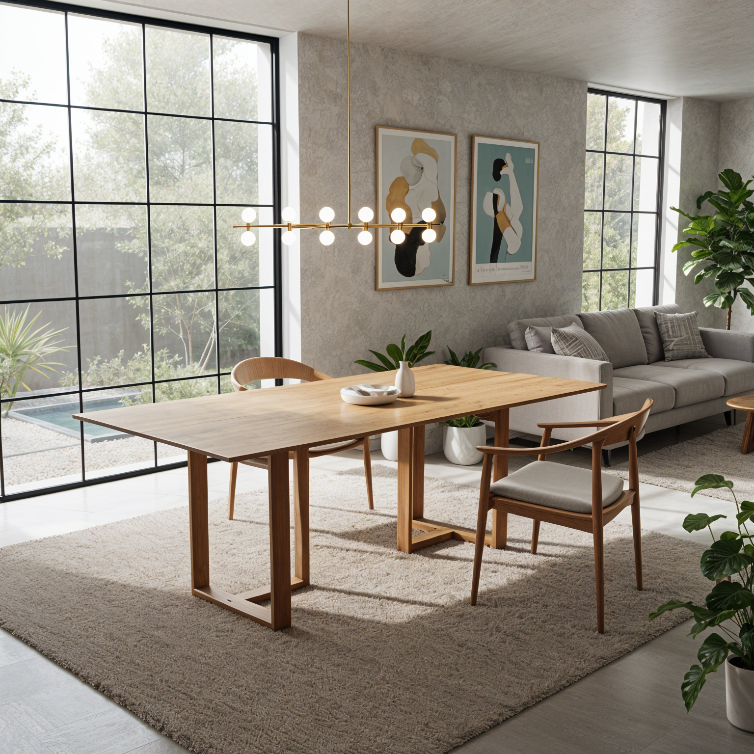 Mesa Trill – Mesa de comedor en madera estilo moderno-5