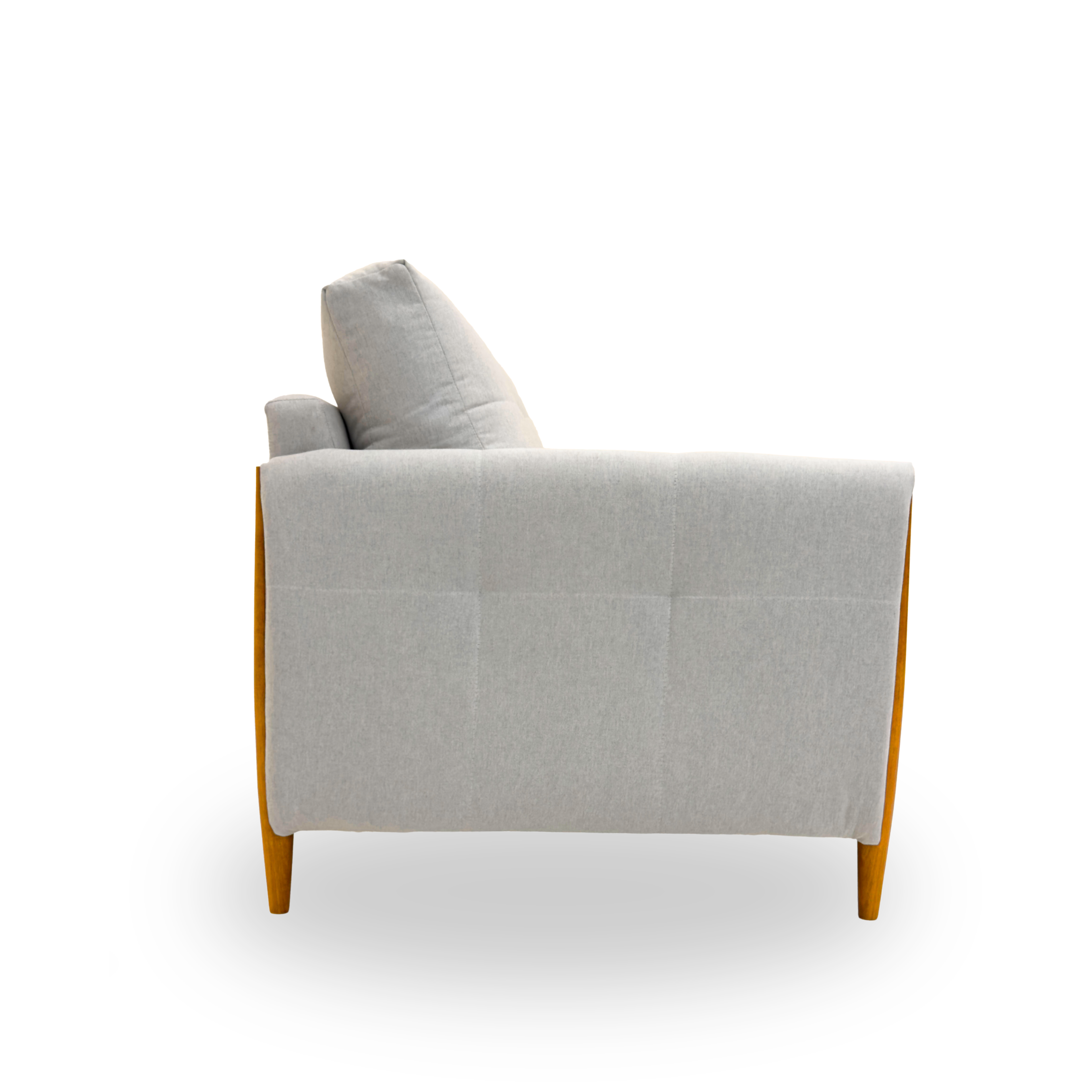 Sofá Otto 3C – Diseño moderno con tapizado de algodón color arena-5
