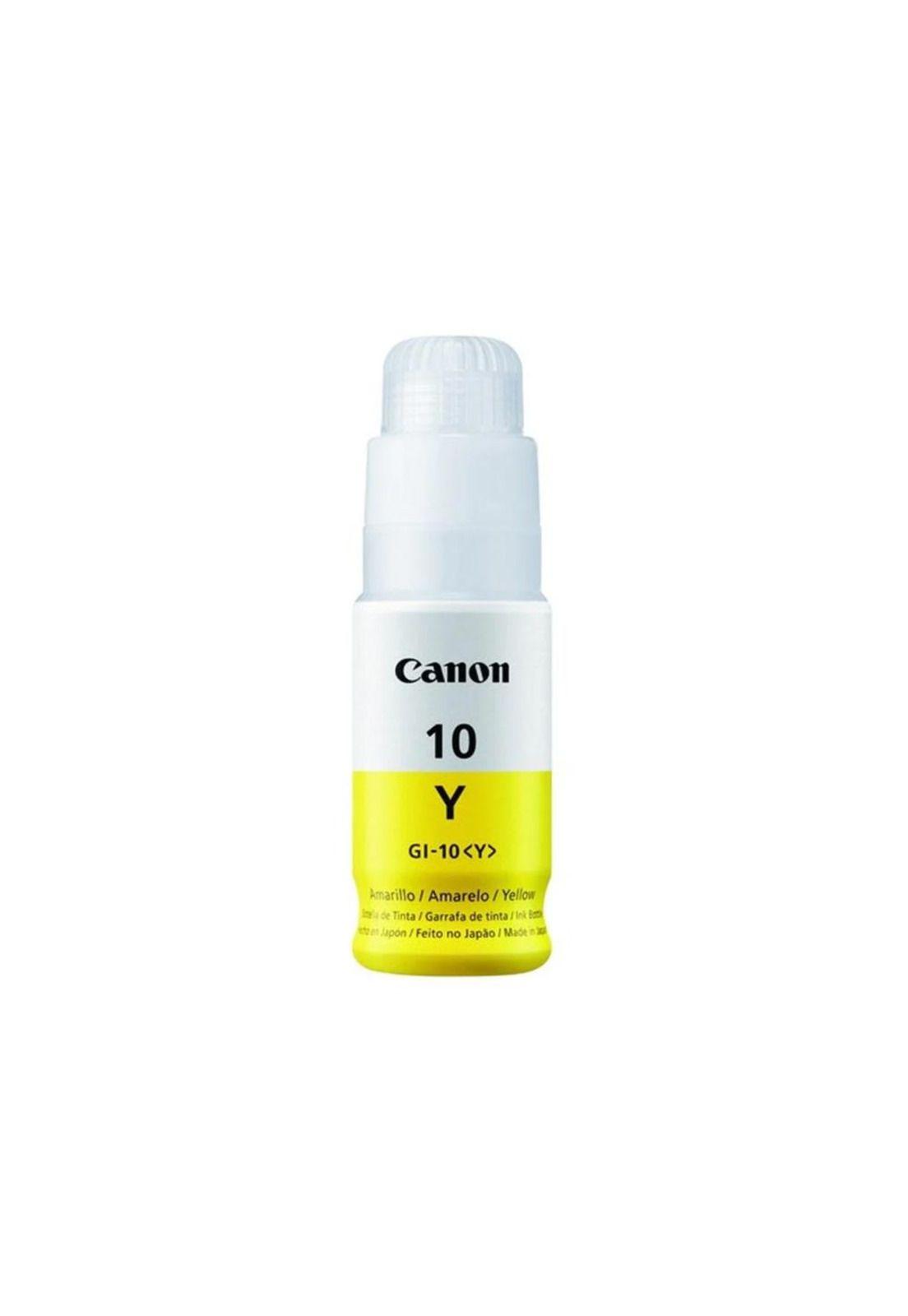 Botella De Tinta Canon Gi-10 70ml Amarillo-0