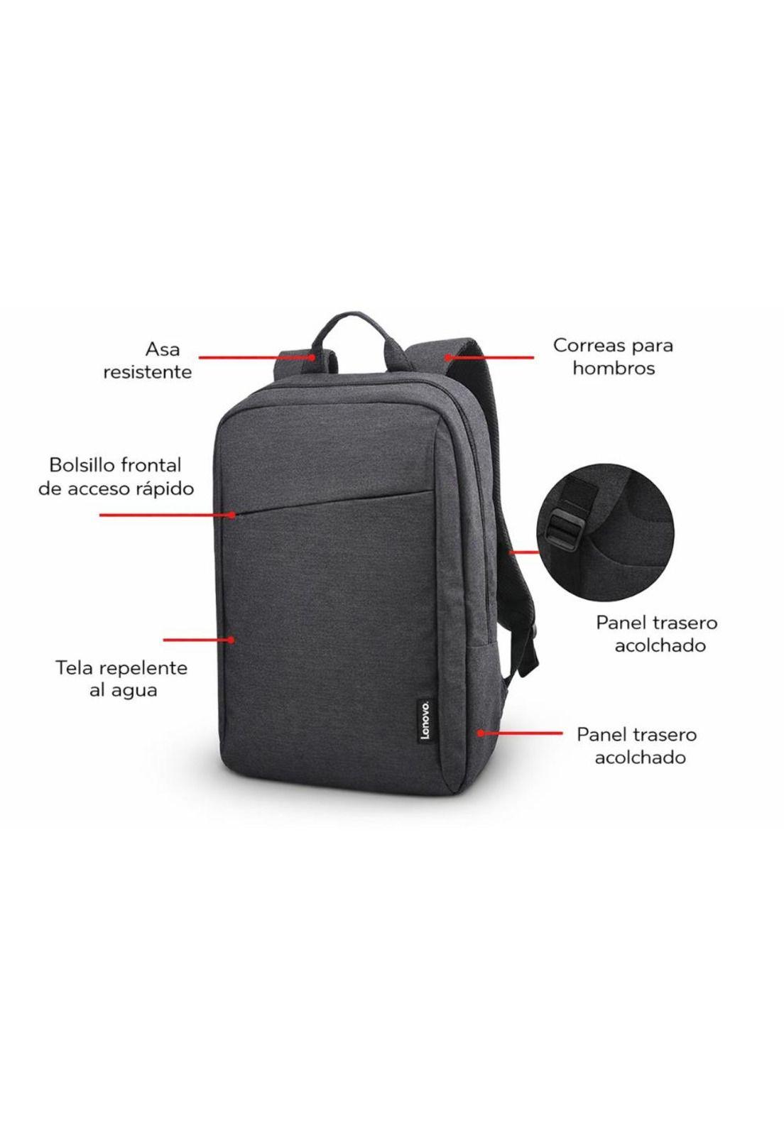 Mochila Lenovo B210 4X40T84059 Casual Negra 16” Liviana y Resistente al Agua-4