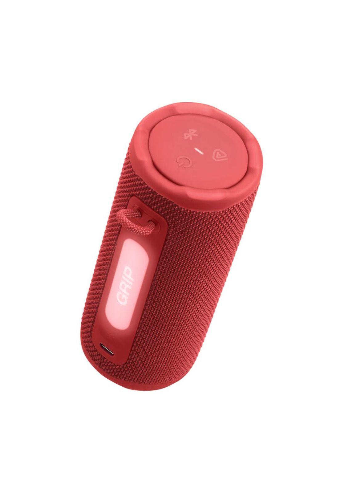 Parlante Portátil Bluetooth JBL Grip IP68 Rojo con Luz Ambiental-4
