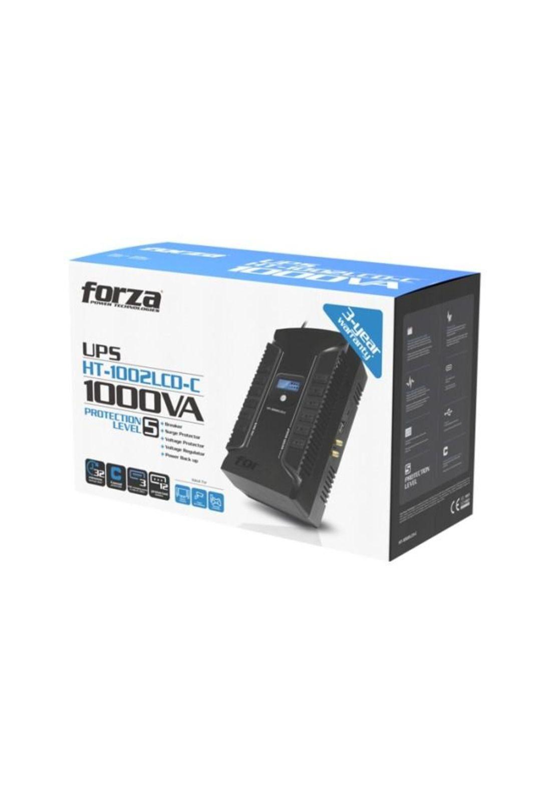 UPS Forza HT-1002LCD-C 1000va 600W 220V 12 salidas Sobremesa-2