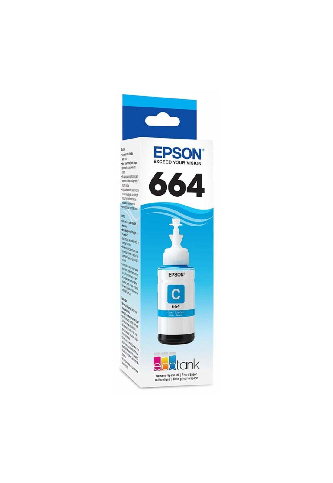 Botellas de Tinta Epson T664 Cian-1