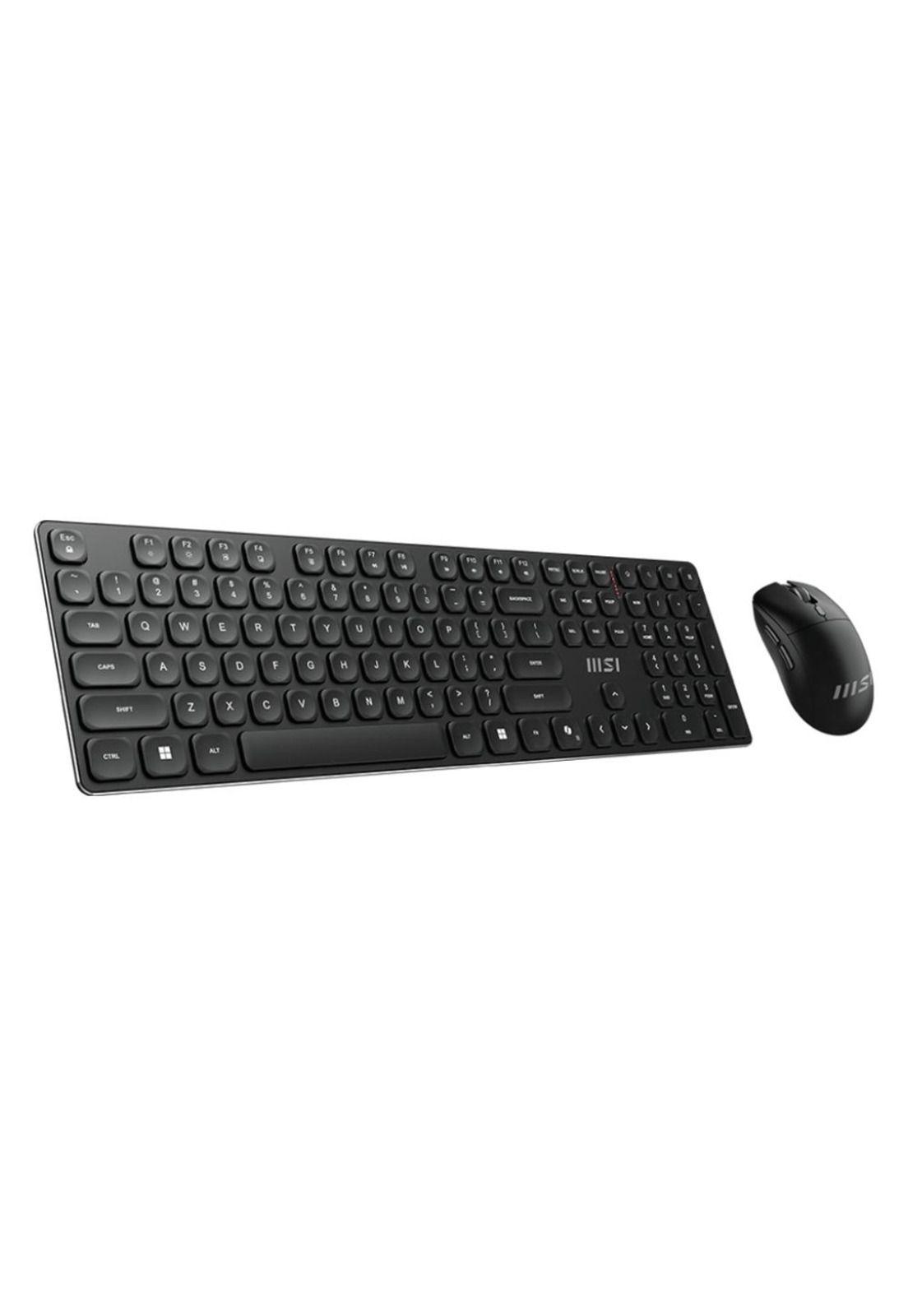 Kit Teclado y Mouse Inalámbrico MSI FORGE K210 Español Negro-2