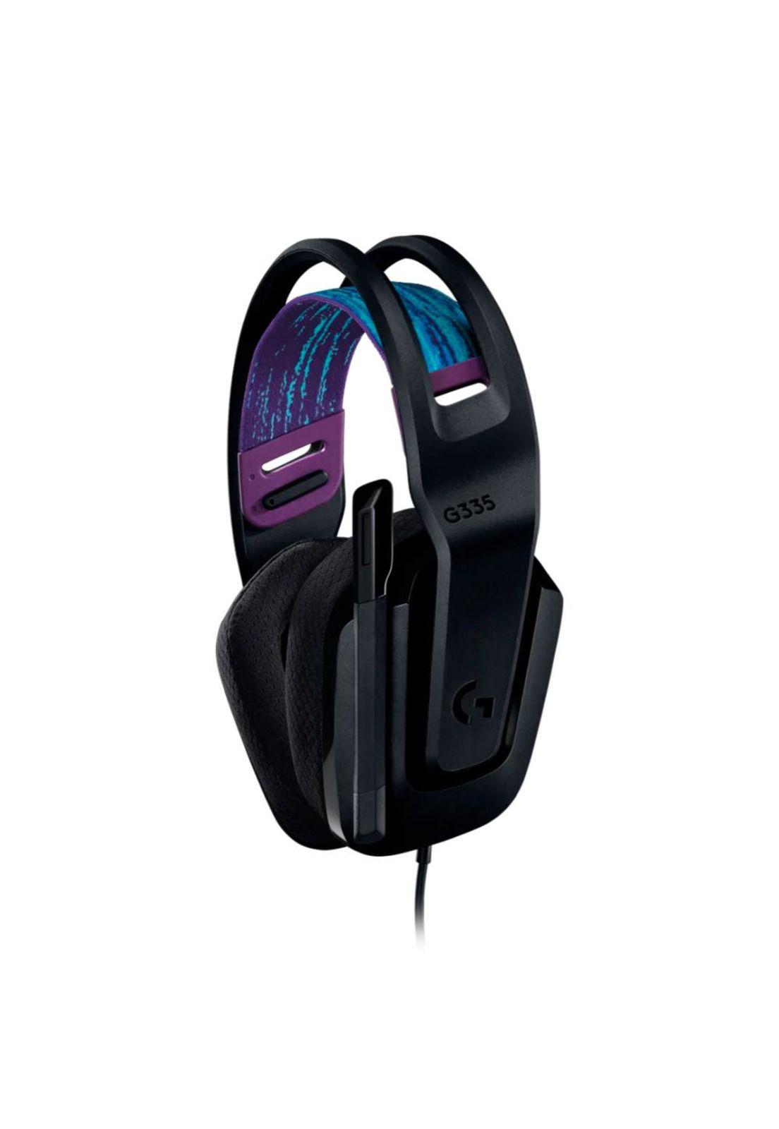 Audífonos Gamer Logitech G335 Alámbrico, conector 3.5mm Negro-1