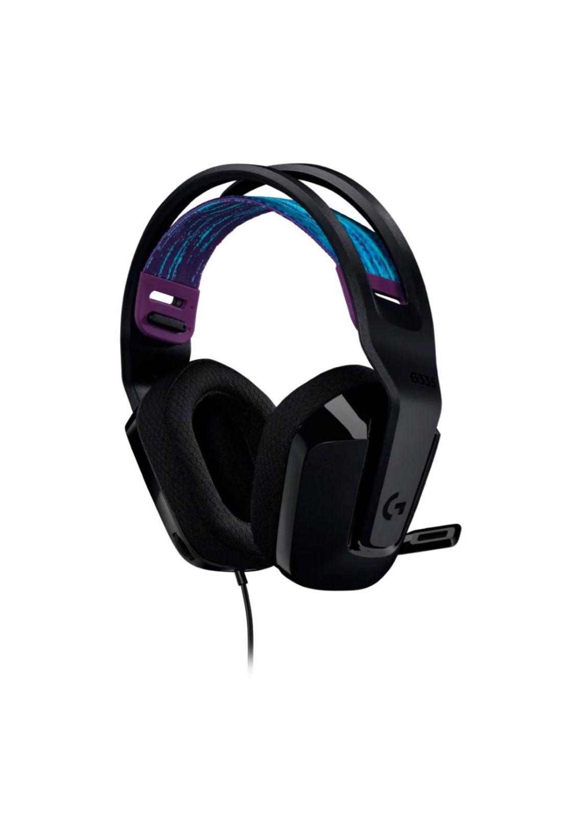 Audífonos Gamer Logitech G335 Alámbrico, conector 3.5mm Negro-2