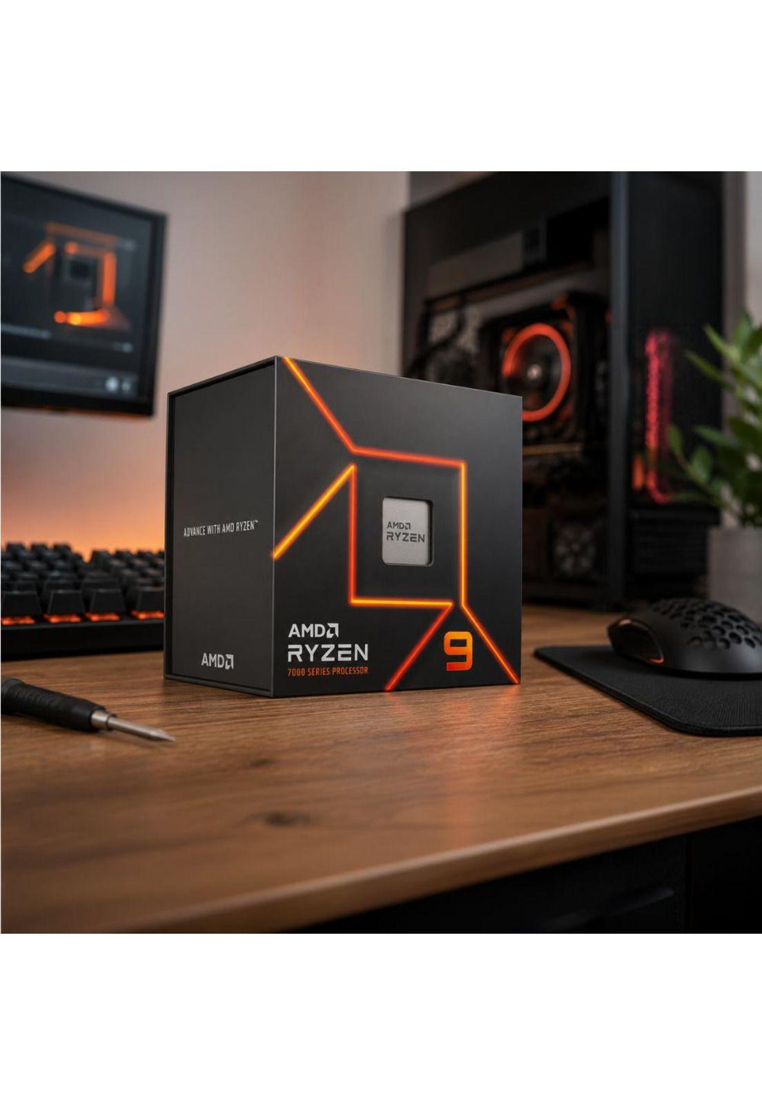 Procesador AMD Ryzen 9 7900X 4.7Ghz, 12 Núcleos, AM5-2