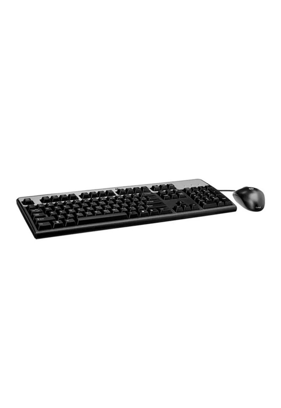 Kit Teclado Mouse Alámbrico HP 631341-B21  Inglés USB Negro-2
