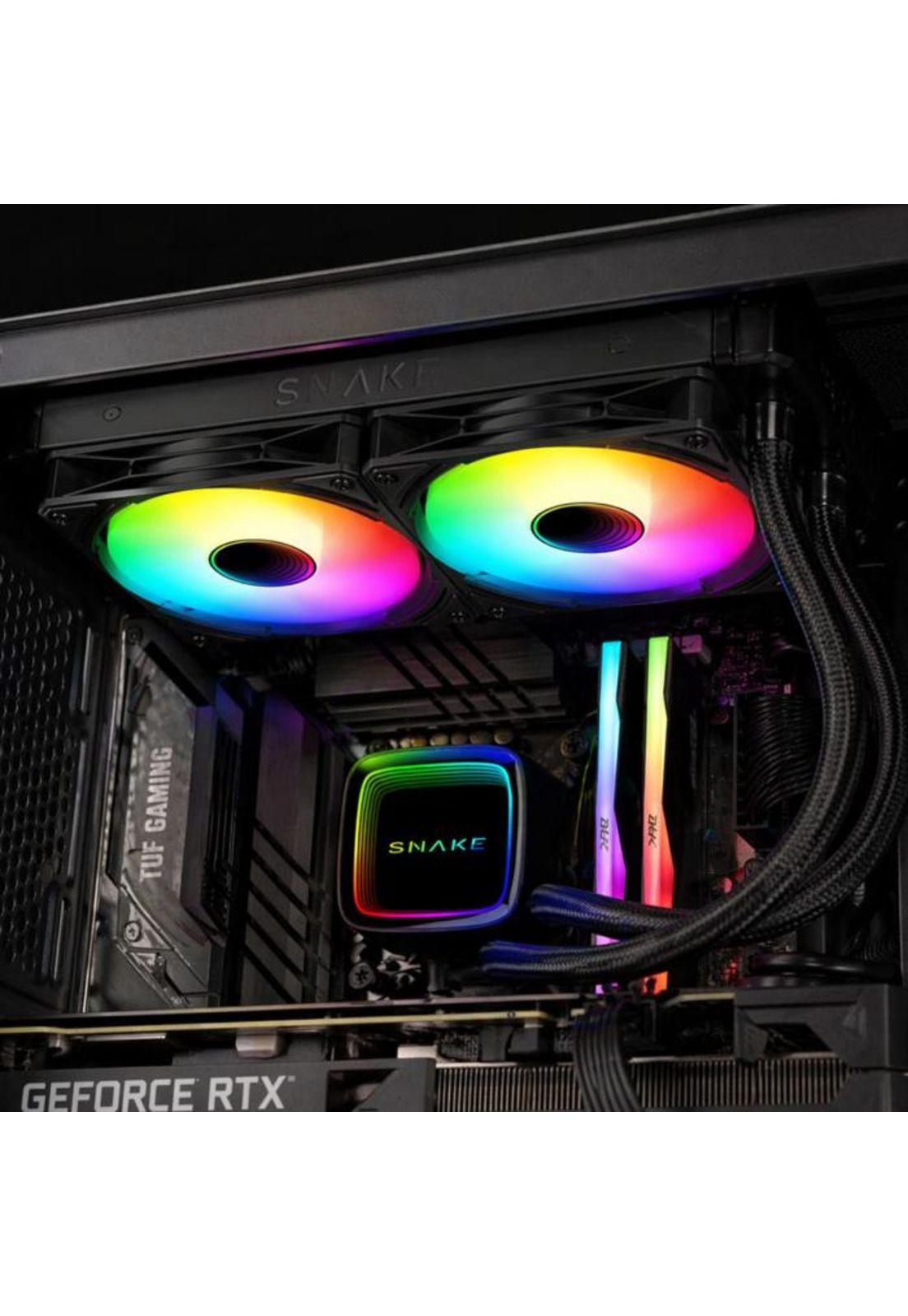 Refrigeración Líquida Snake Leviathan 240 RGB 240mm (RLL240-1)-2