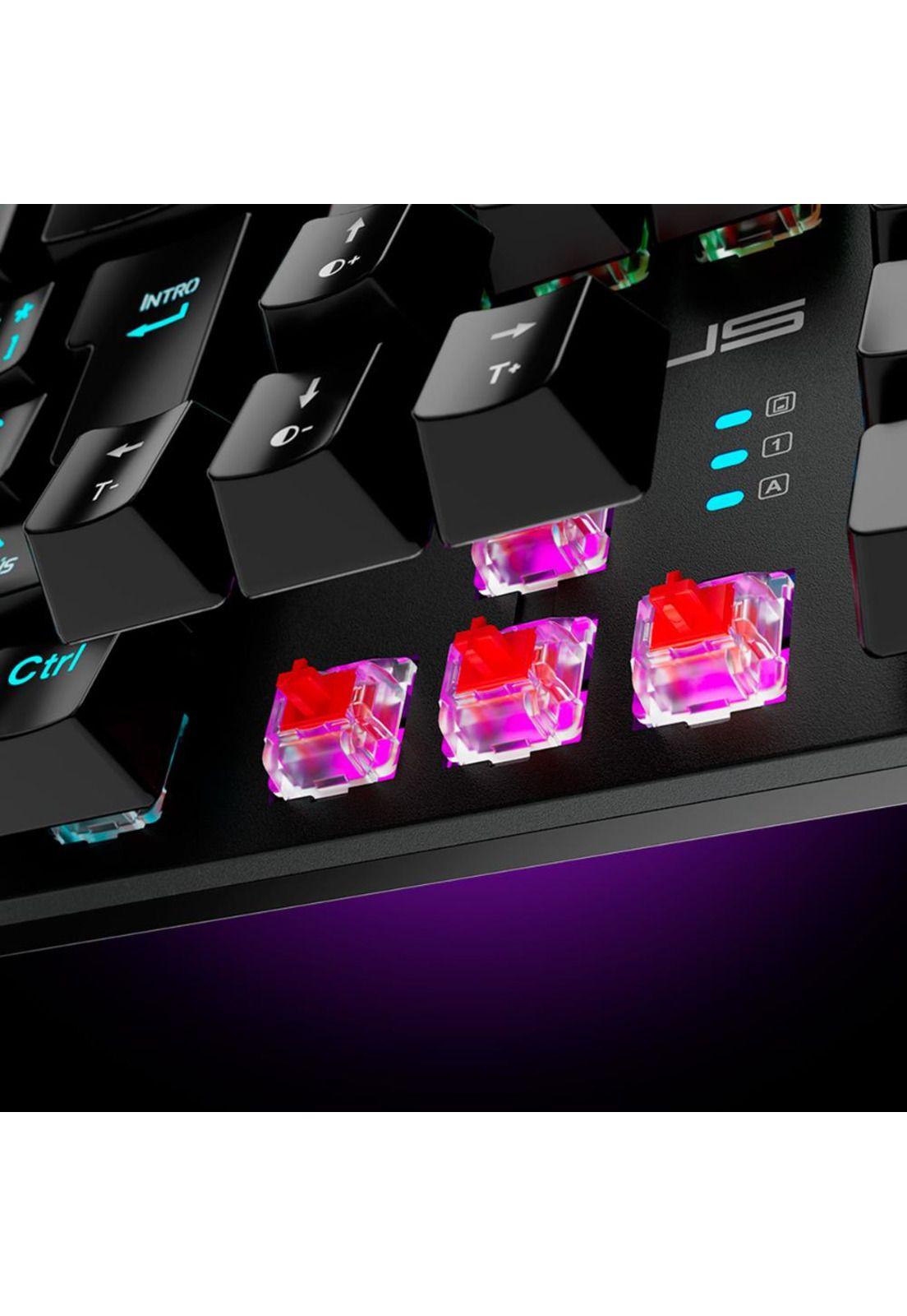 Teclado gamer Primus Ballista 92T Dongle USB Switch Rojo RGB-4