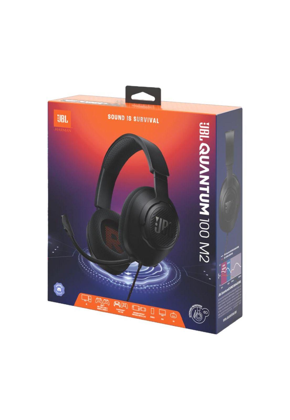 Audifonos Gamer Alámbrico JBL Quantum 100M2 Negro-7