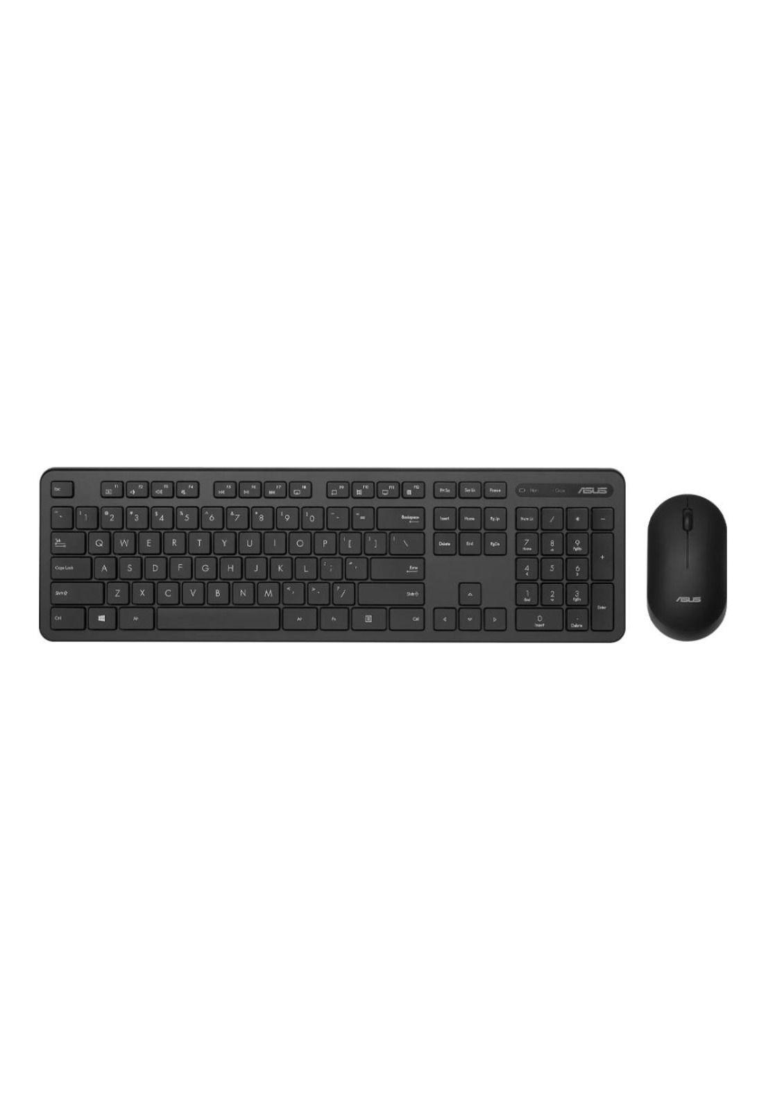 Combo Teclado y Mouse Inalámbrico Asus CW100 Negro-0