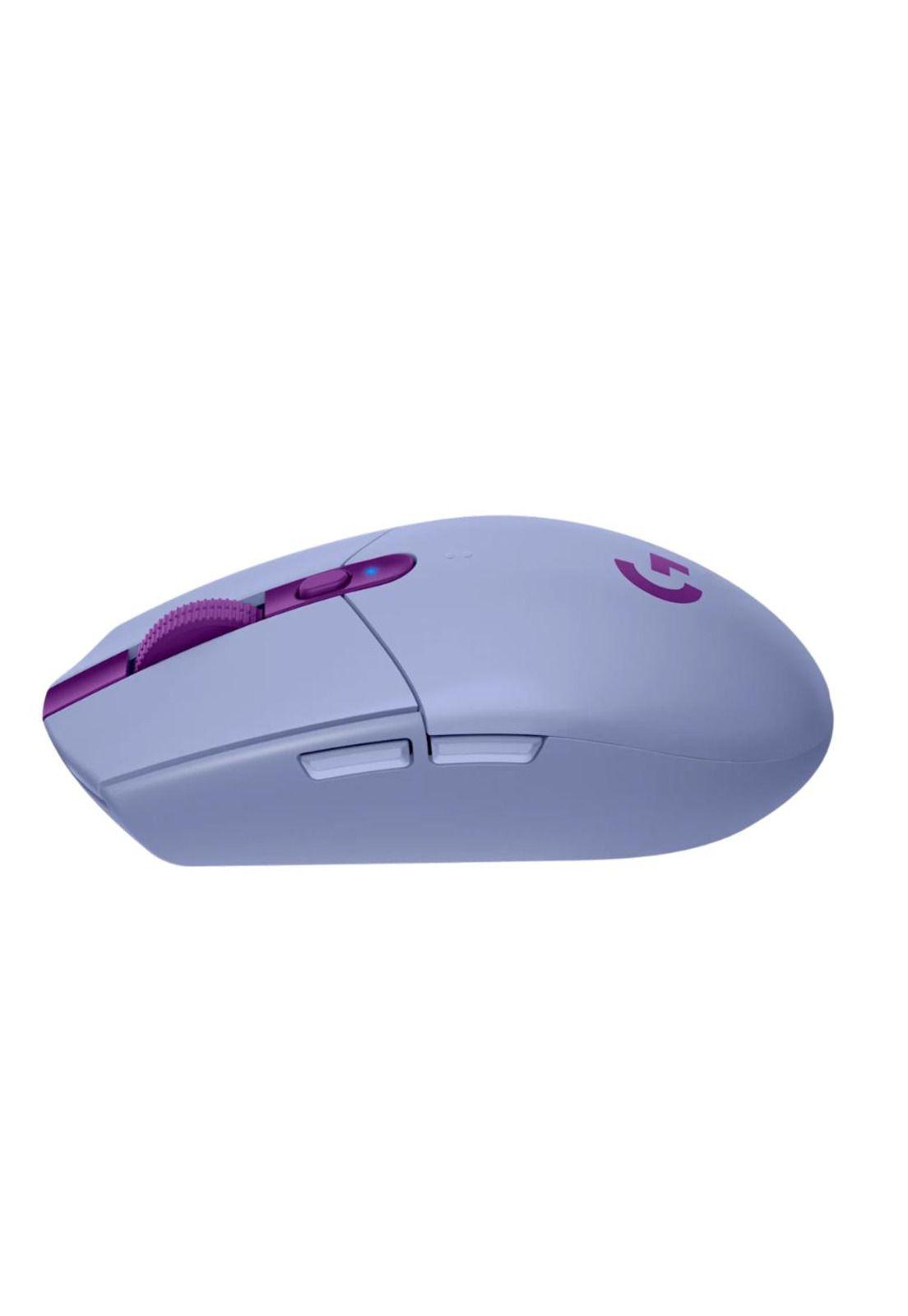 Mouse Logitech Inalámbrico G305 Lightspeed 6 Botones Lila-2