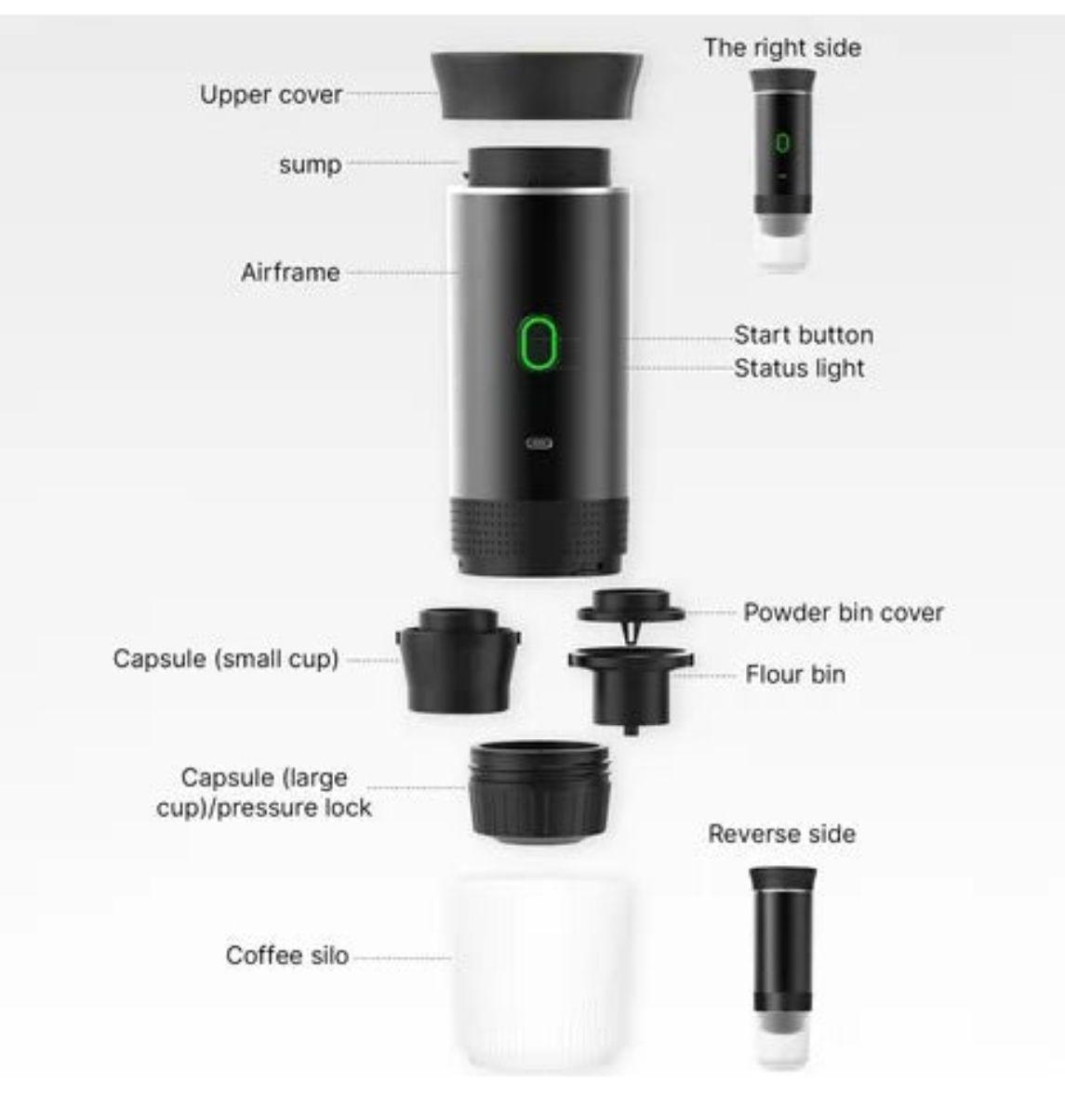 Máquina De Café Expresso Portátil Recargable-7