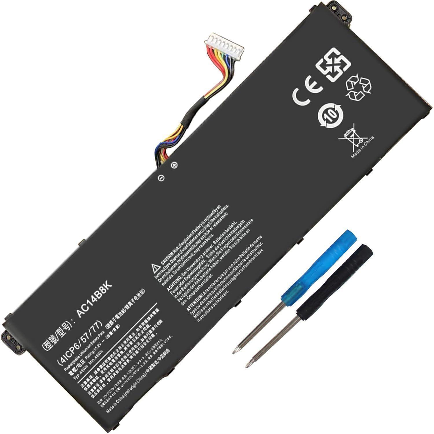 Bateria Acer Ac14b8k Para Aspire R13, R7-371t Y V3-371-2