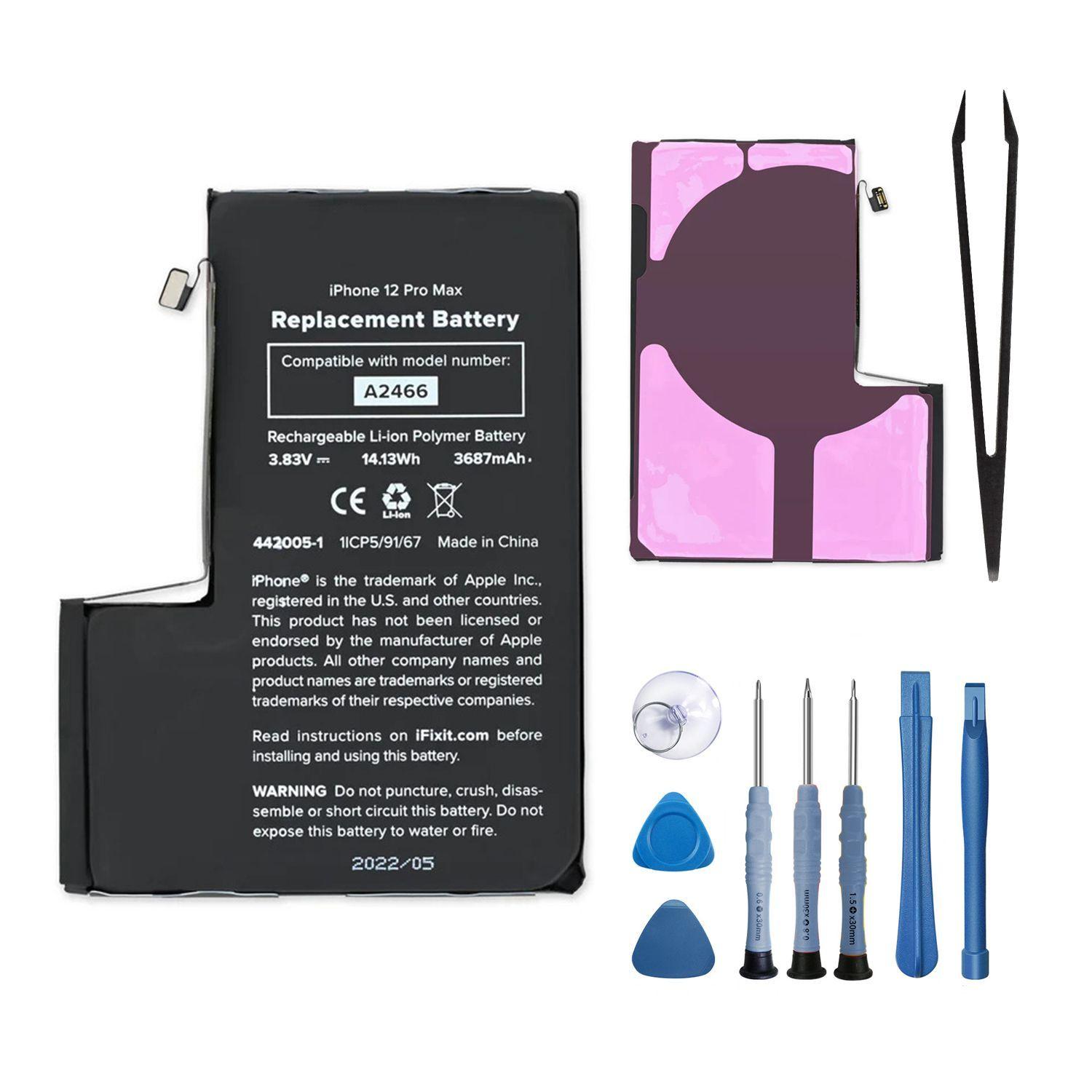 Bateria para iPhone 12 Pro Max Programada | Muestra % Salud-0