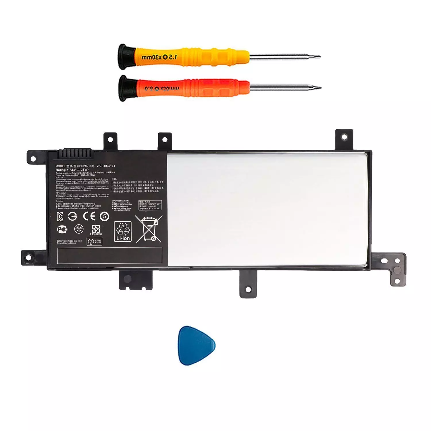Bateria C21n1634 Para Asus A542uf, A542ur, A580 Y A580u-0