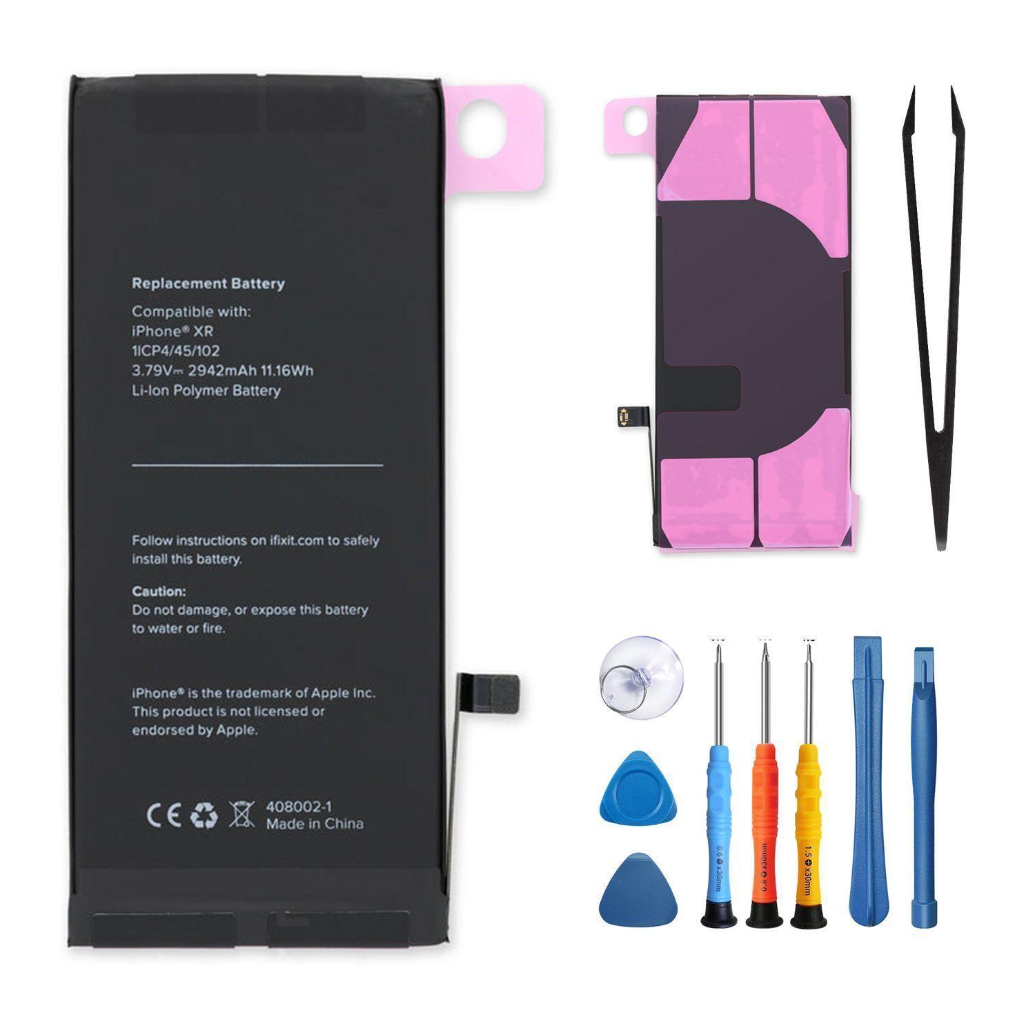 Bateria para iPhone XR - Muestra % de condicion y ciclos-0