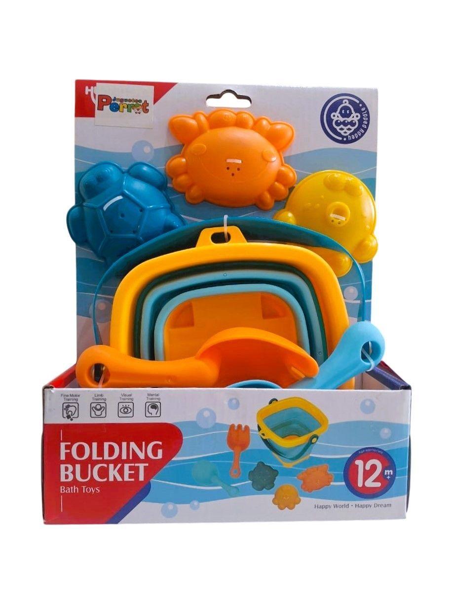 BALDE PLAYA PLEGABLE CON ACCESORIOS 6 PIEZAS-3