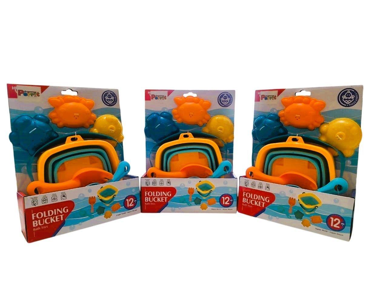 BALDE PLAYA PLEGABLE CON ACCESORIOS 6 PIEZAS-4
