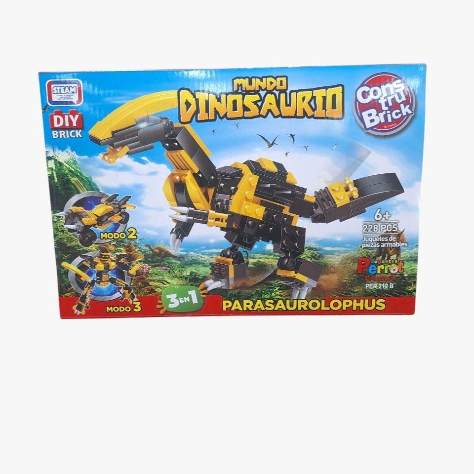 CONSTRUBRICK MUNDO DINOSAURIO PARASAUROLOPHUS-3
