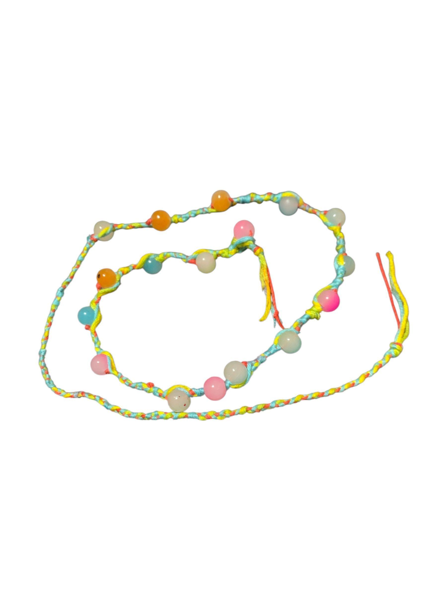 PULSERA BISUTERÍA COLORES JUVENIL VERANIEGO -0