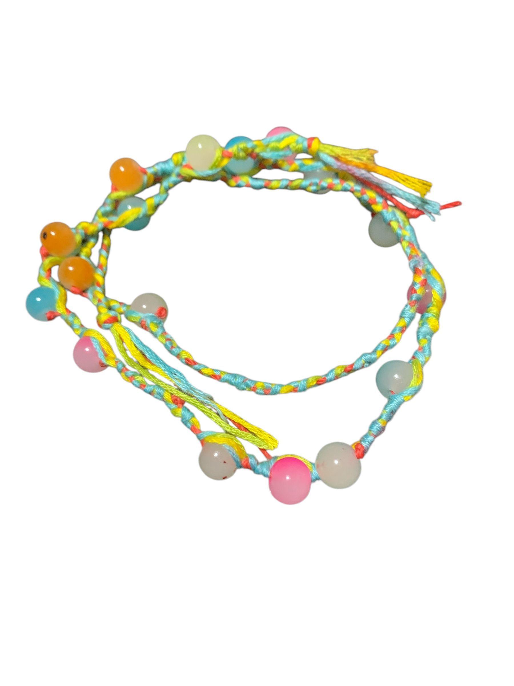 PULSERA BISUTERÍA COLORES JUVENIL VERANIEGO -1