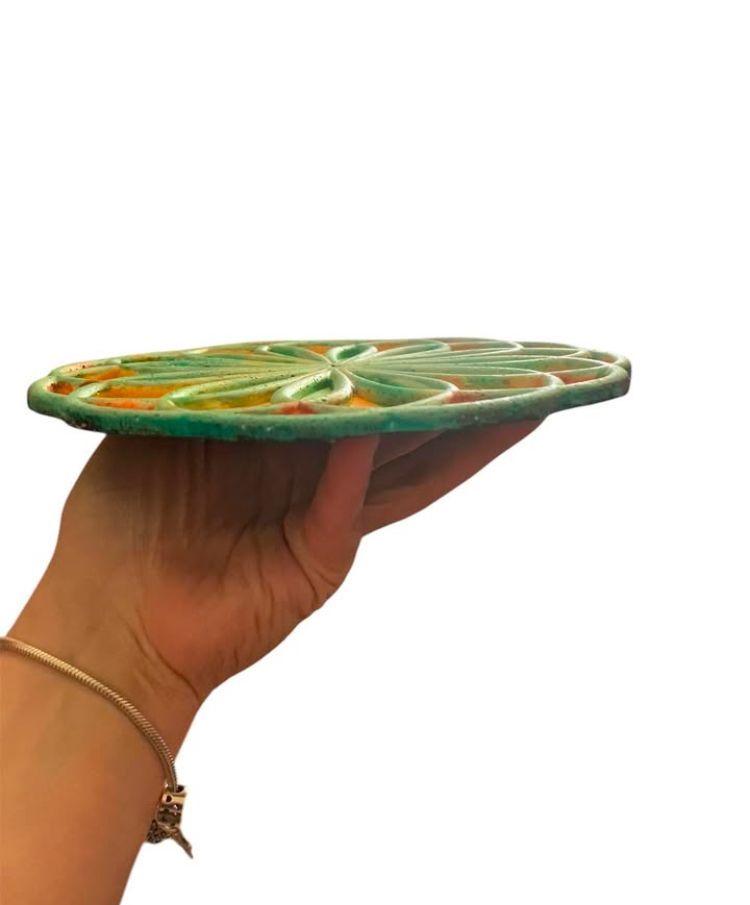 Plato decorativo mandala colores -1