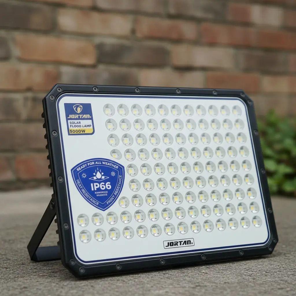 Foco Led Con Panel Solar Reflector 5000w Jortan-3