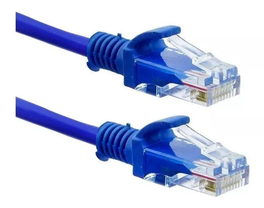 Cable de Red Rj45 Internet 8 Metros Categoría 5e UTP Azul-0