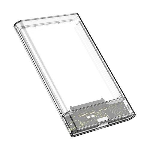 Cofre Case Transparente Disco Duro HHD y SSD Sata 2.5 USB 3.0-0