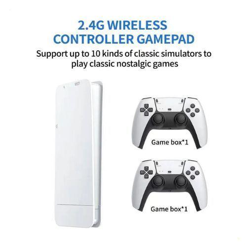Consola Game Stick 2.4G Inalámbrica + 2 Controles | 4K + Juegos Retro-2