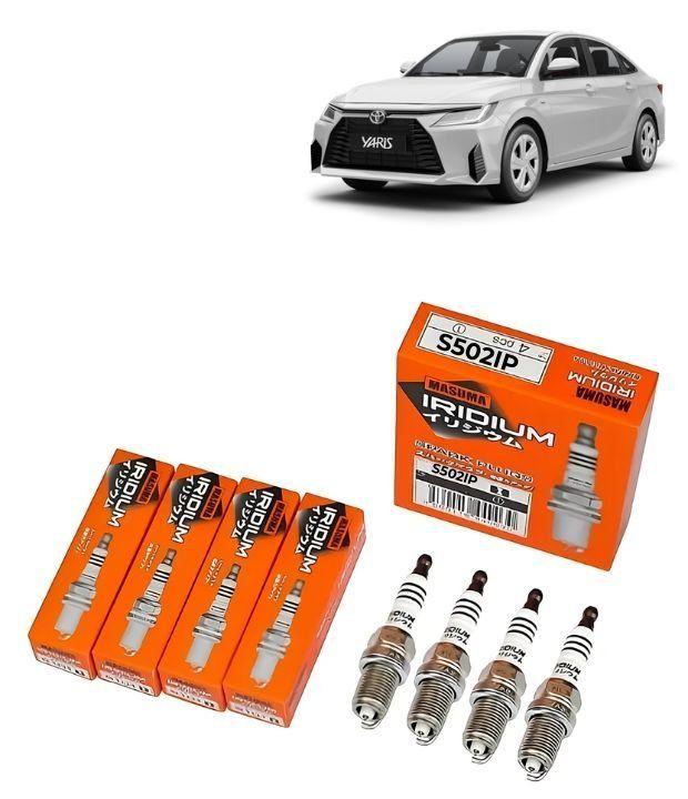 Bujías Iridio Masuma Pack 4 Para Toyota Yaris 1.3 1.8 2008-2012 S502IP-0
