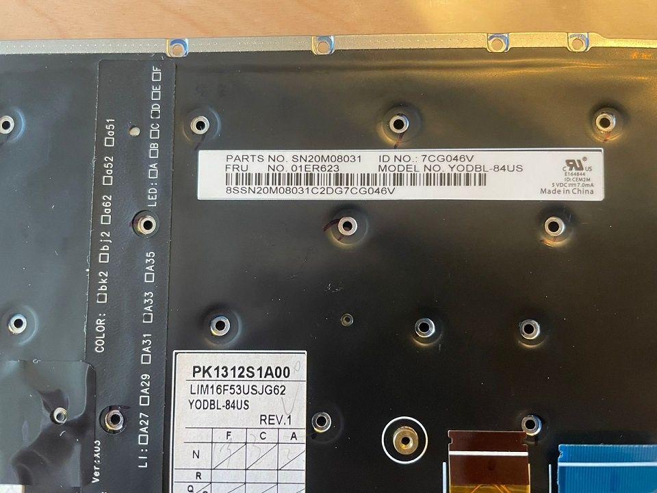 Teclado Compatible Notebook Lenovo X1 Carbon-4